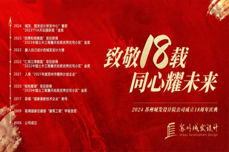 記憶丨蘇州城發(fā)設計喜迎十八周年慶！